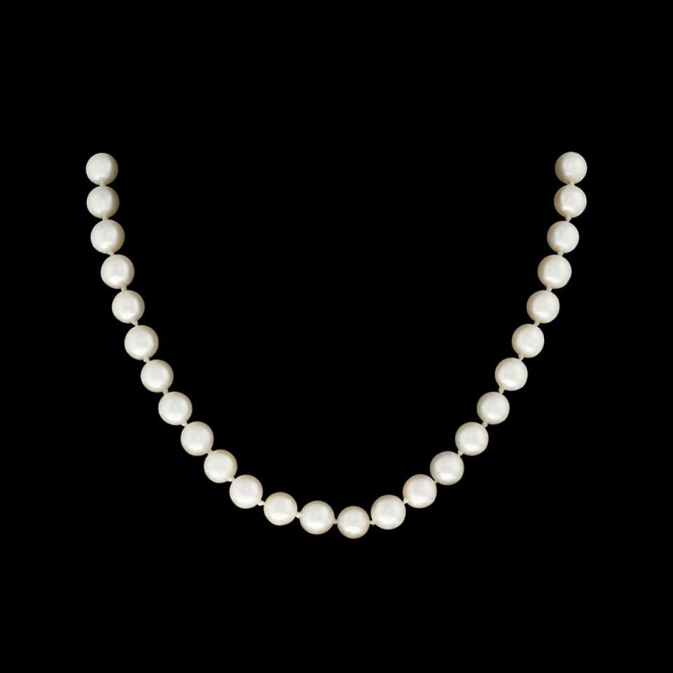 Endless Strand Of Cultured Pearls