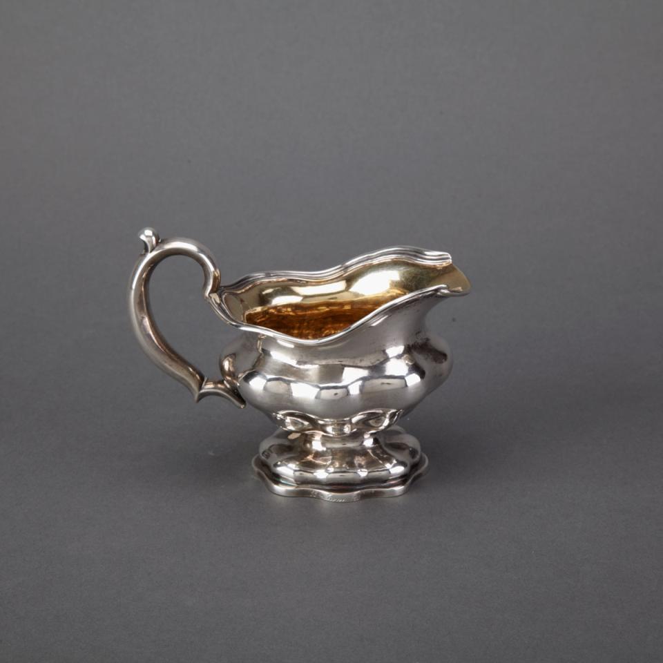Russian Silver Small Cream Jug, Tallin, 1853