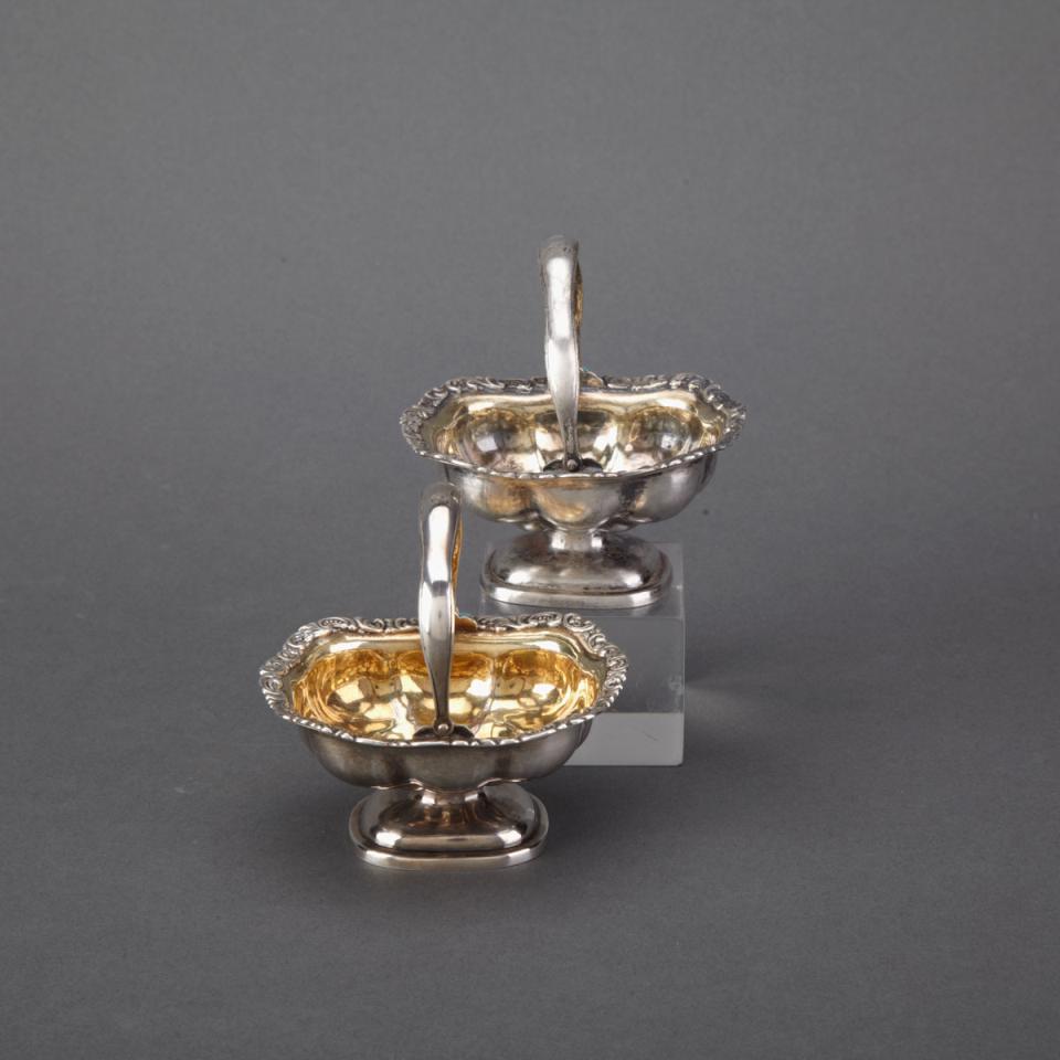 Pair of Russian Silver Salt Baskets, probably Tallin, c.1855