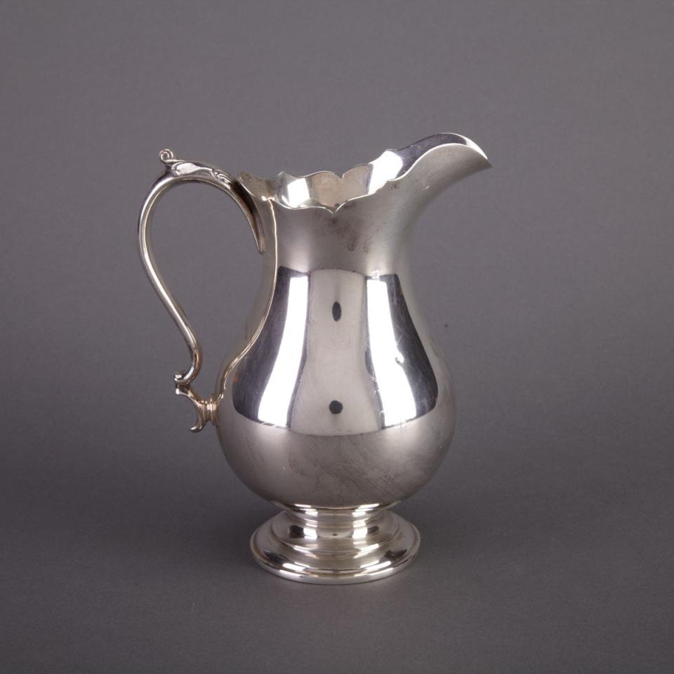 American Silver ‘Grand Colonial’ Pattern Jug, R. Wallace & Sons, Wallingford, Ct., 20th century