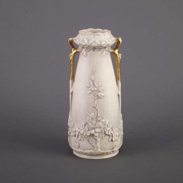 Royal Dux Two-Handled Vase, c.1900