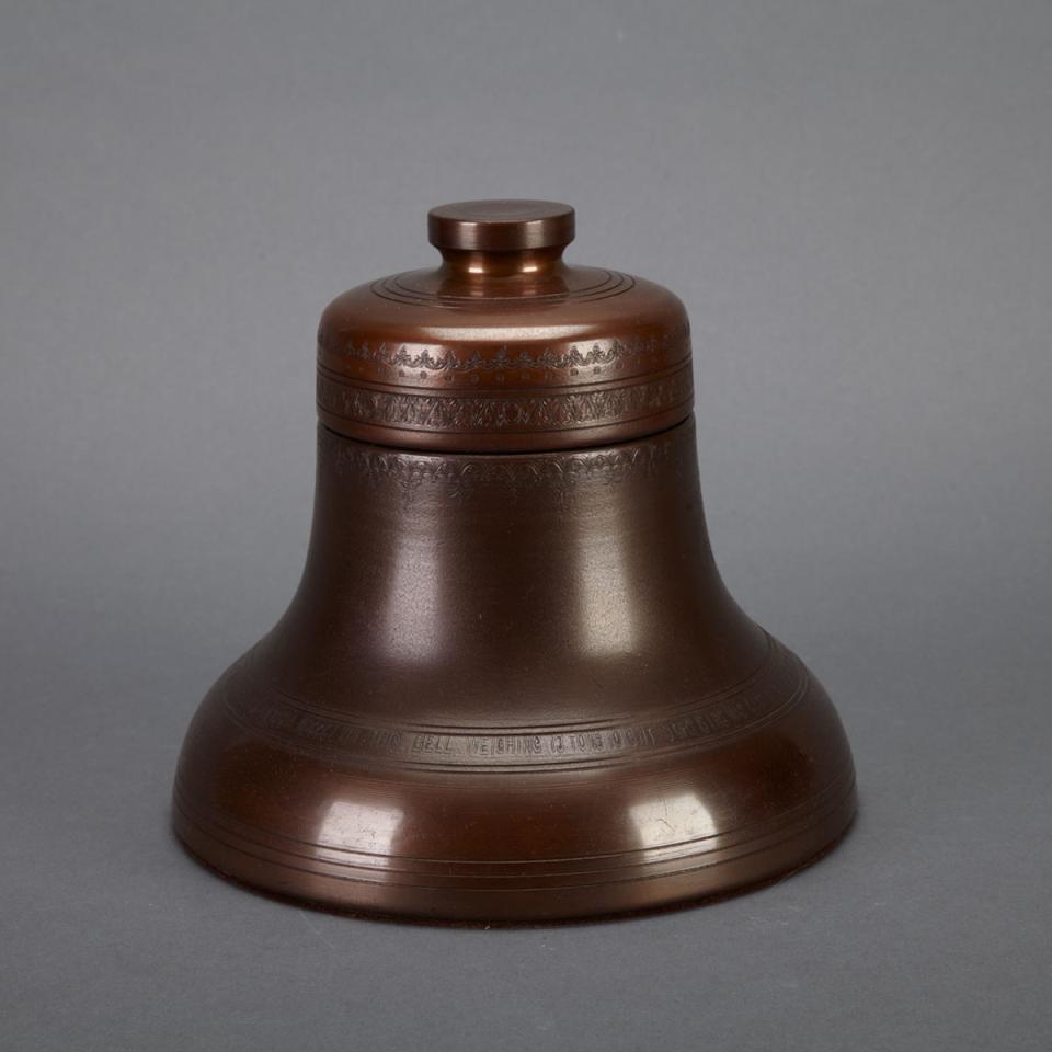 Big Ben Bell Form Tobacco Canister, Alfred Dunhill, mid 20th century