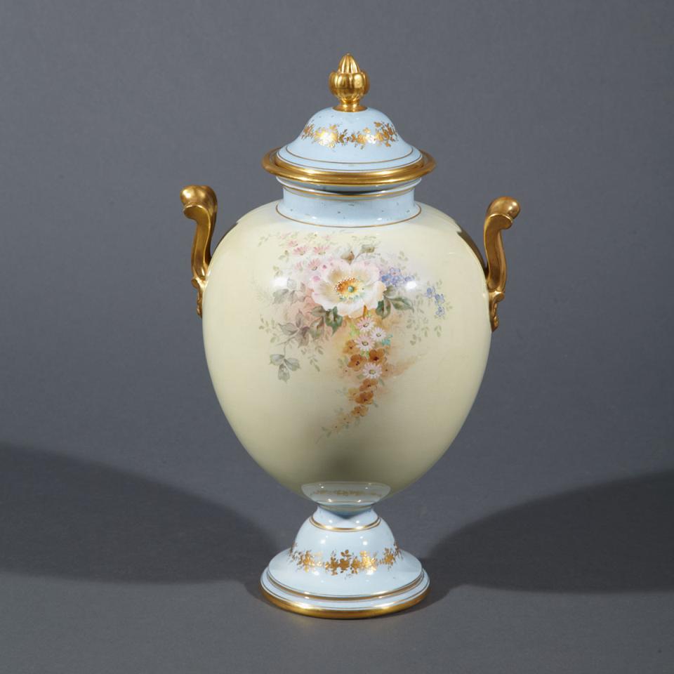 Royal Bonn Covered Vase, c.1900