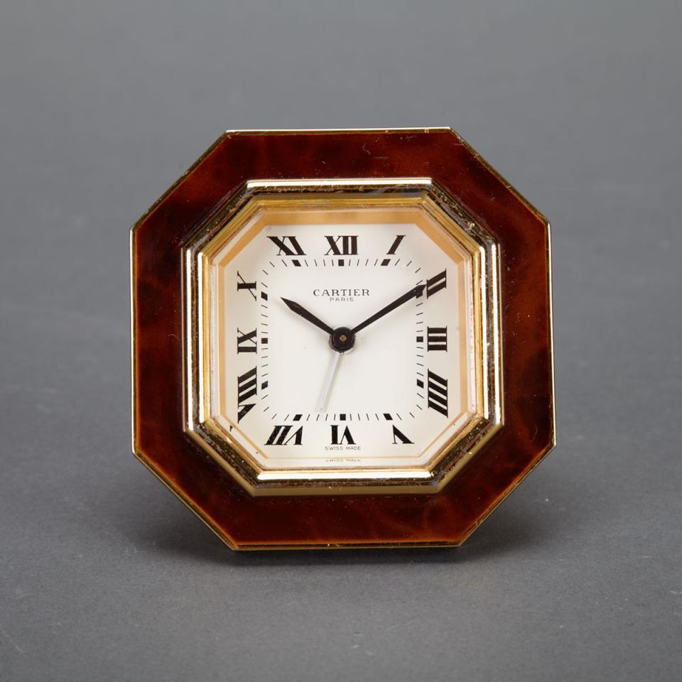 Cartier Easel Alarm Clock