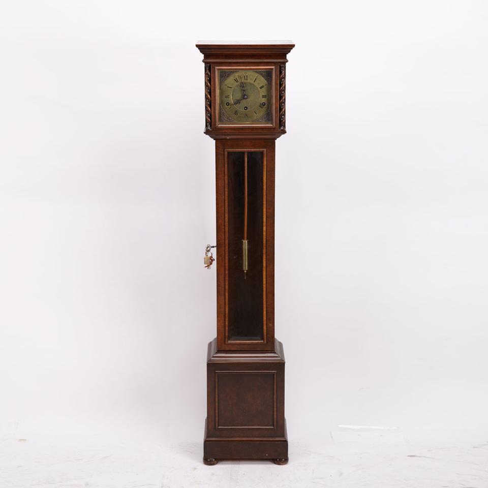 Charles II Style Oak Short Hall Clock, early 20th century