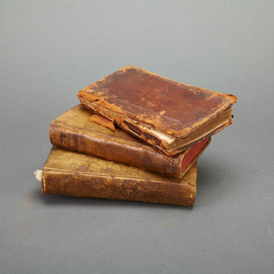 Library of Sir James Young Simpson, (Scottish, 1811-1870), Three Renaissance Medical Texts, 17th century