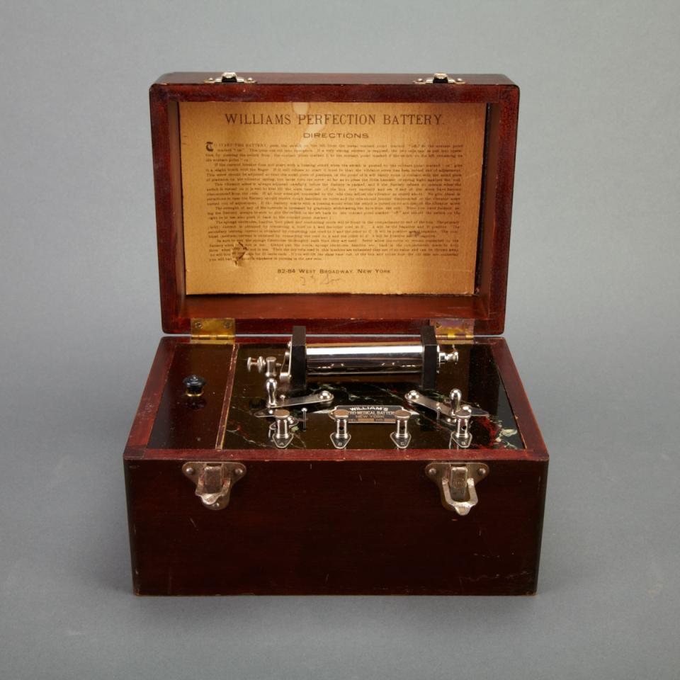 William’s Electro-Medical ‘Perfection’ Battery, New York, c.1920