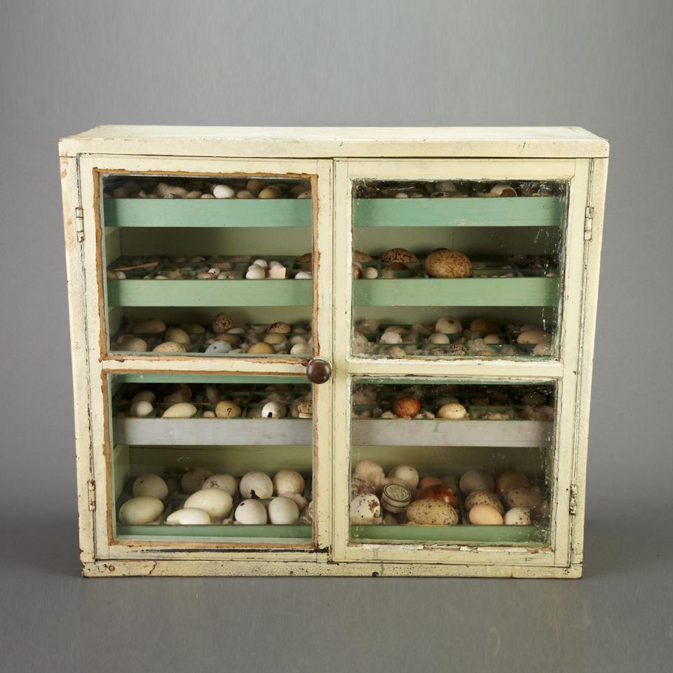 Eastern Ontario Ornithological  Specimen Egg Collector’s Cabinet, 19th century