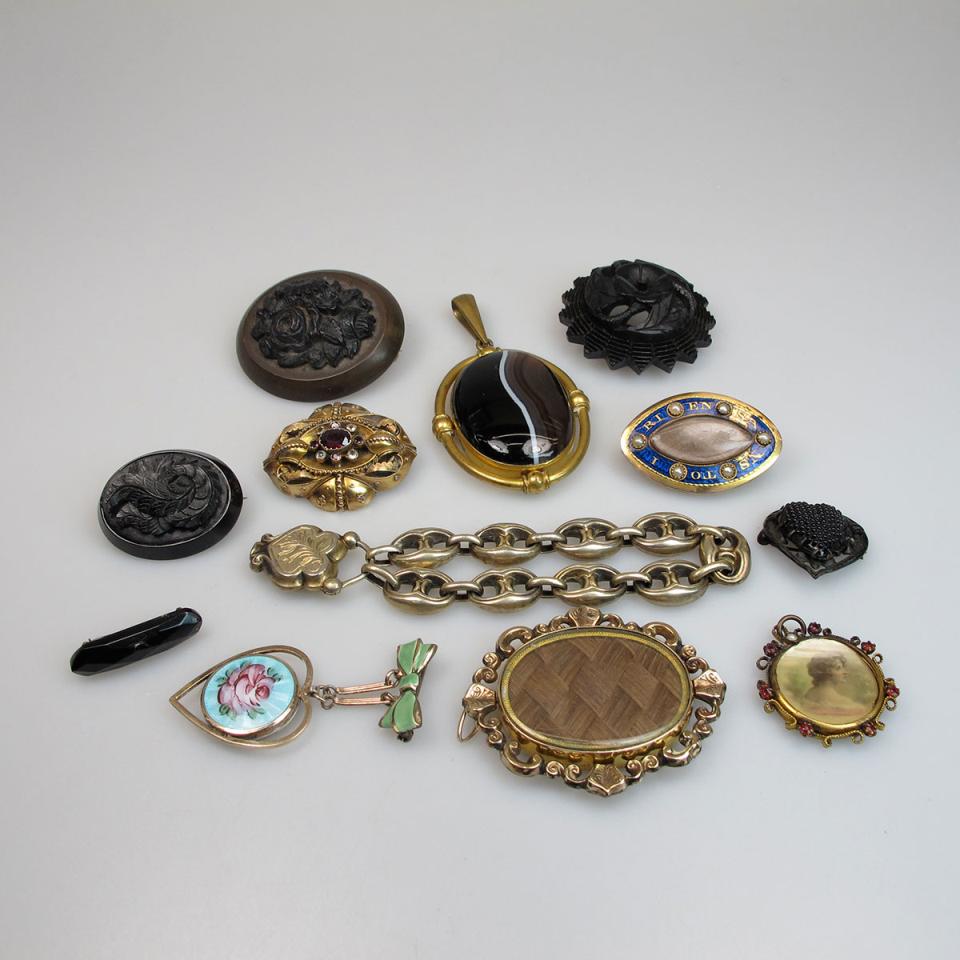 Quantity Of Gold-Filled And 19th Century Jewellery