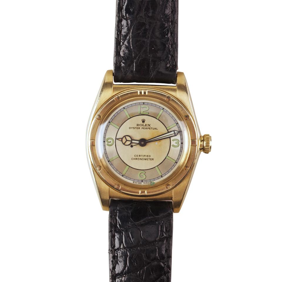 Rolex BubbleBack Oyster Wristwatch