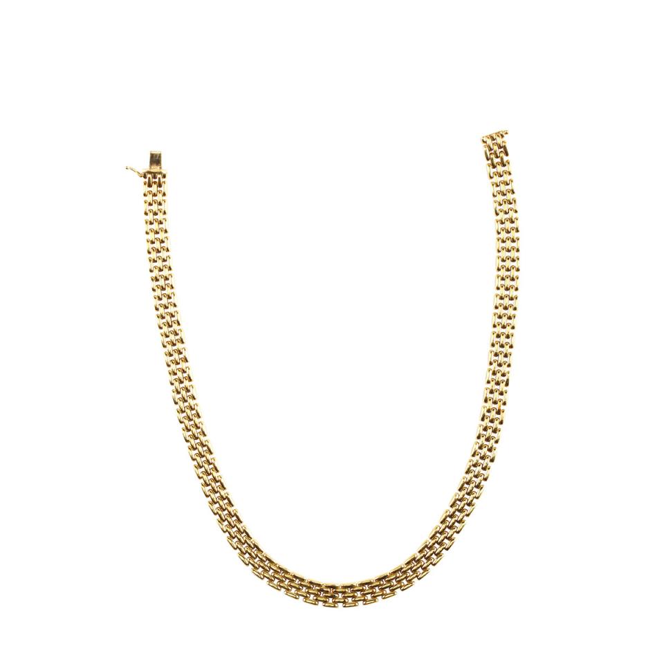 14k Yellow Gold “Grain De Riz” Necklace
