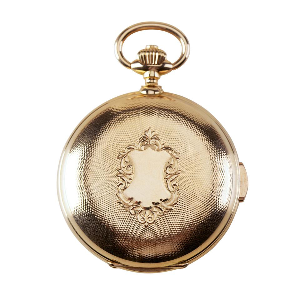 Stolz Freres Minute Repeat Automaton Pocket Watch