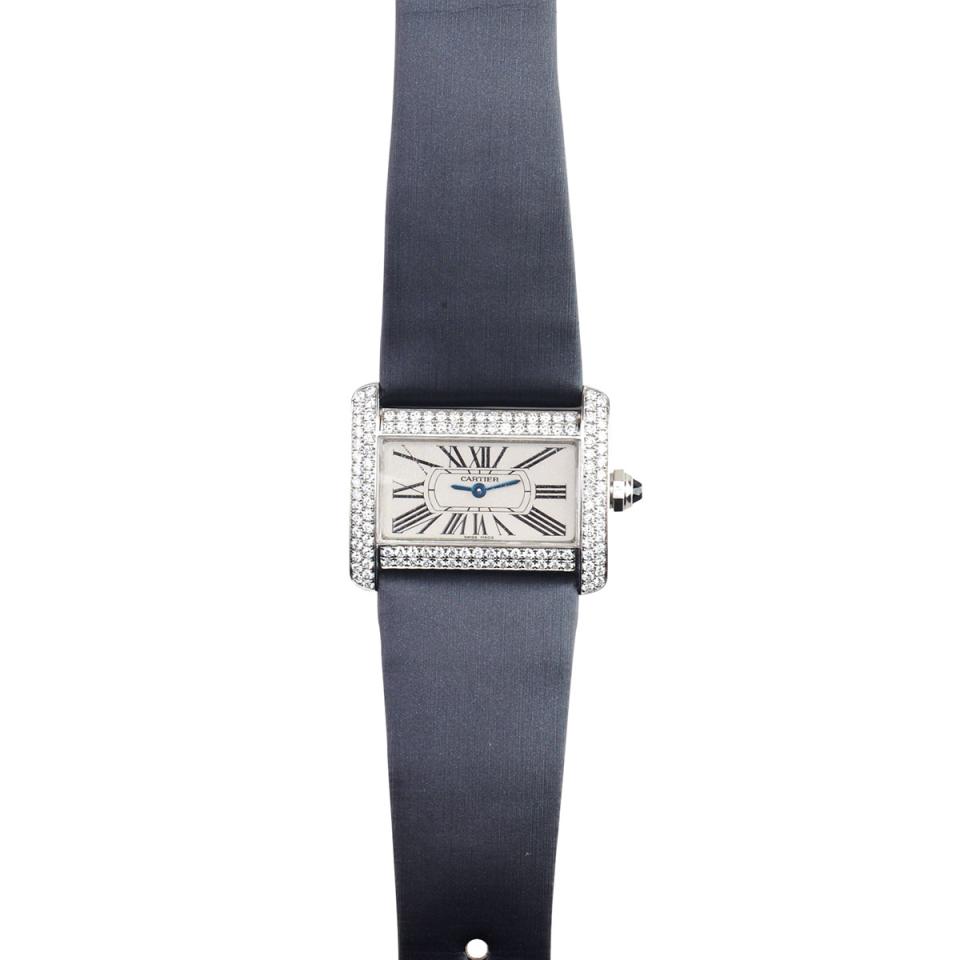 Lady’s Cartier Tank Divan Wristwatch