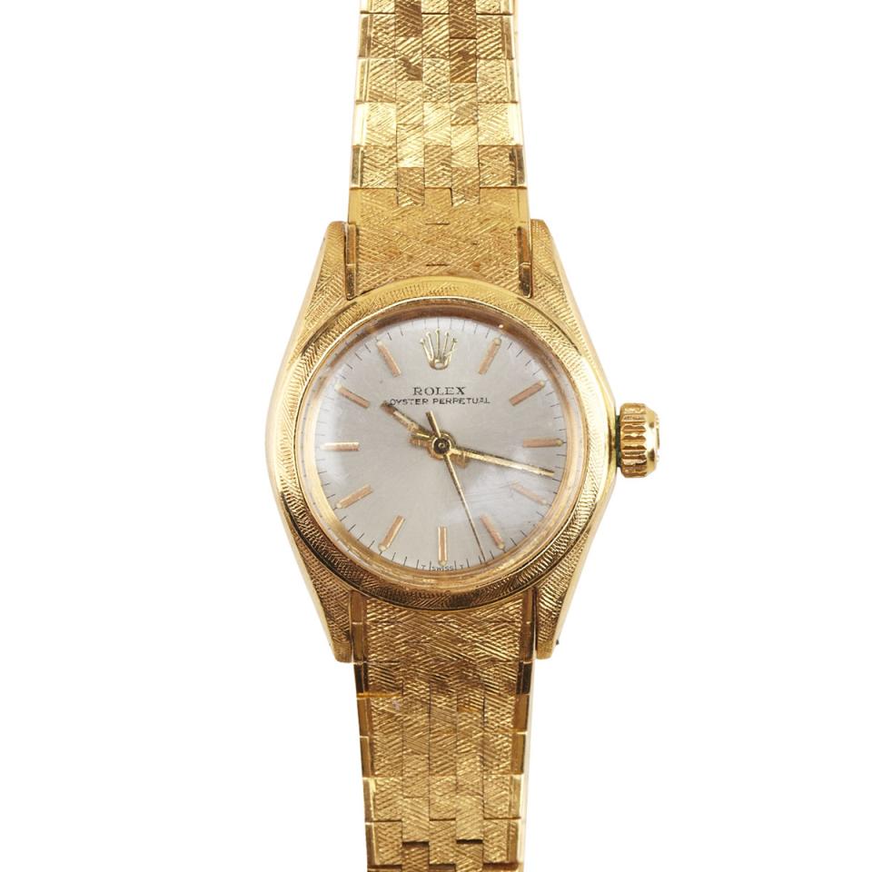 Lady’s Rolex Oyster Perpetual Wristwatch