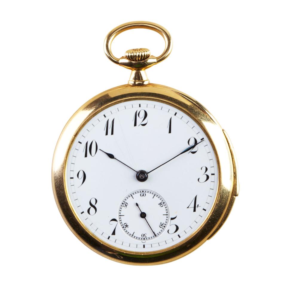 Openface Dress Pocket Watch With Minute Repeat