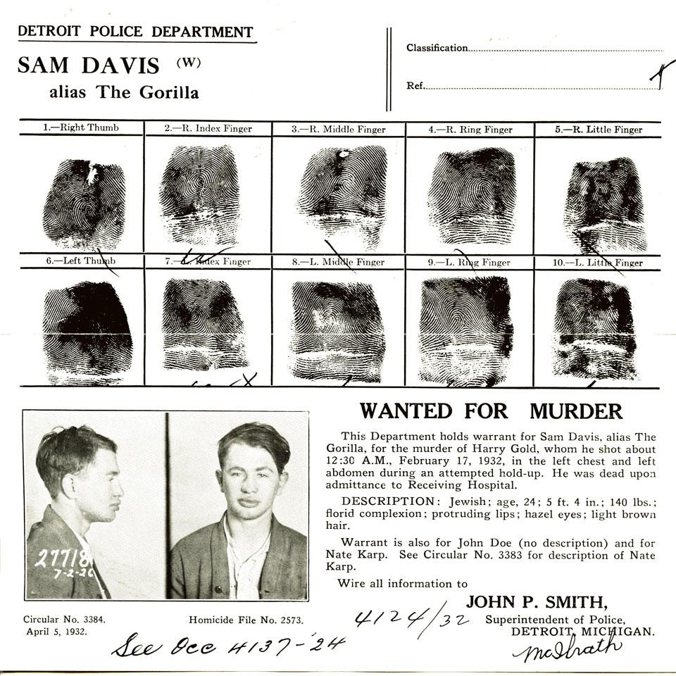 Group of Six Wanted Posters, 1931-1936