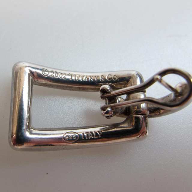 Pair Of Italian Tiffany & Co. Sterling Silver Earrings