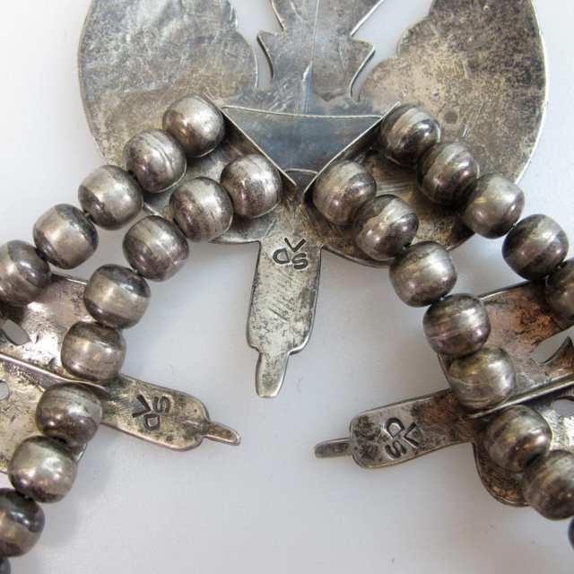 S. Dixon Navajo Silver “Thunderbird” Necklace