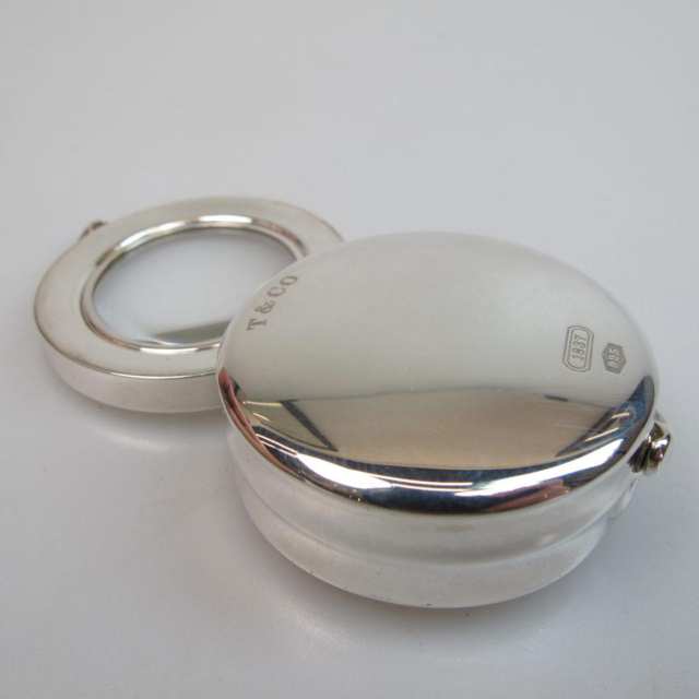 Tiffany & Co. Sterling Silver Double Lens Pocket Magnifier