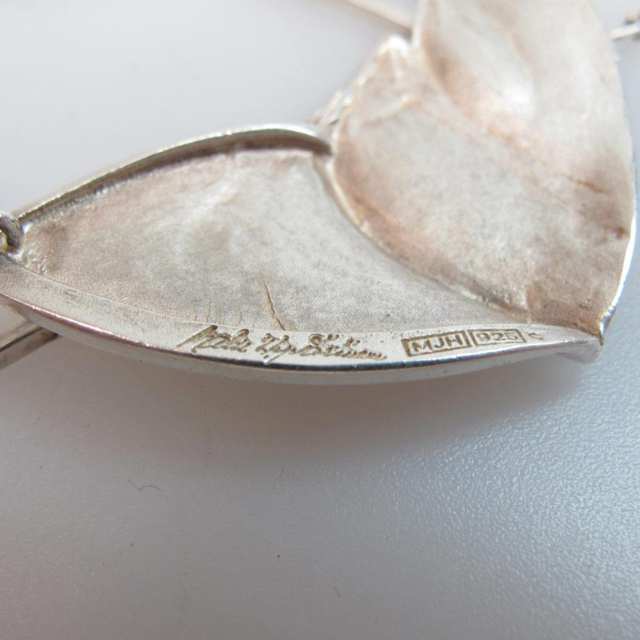 Matti J. Hyvaerinen Danish Sterling Silver Necklace And Pendant