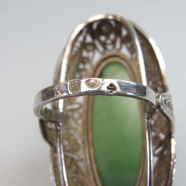 Polish 800 Grade Silver Filigree Ring