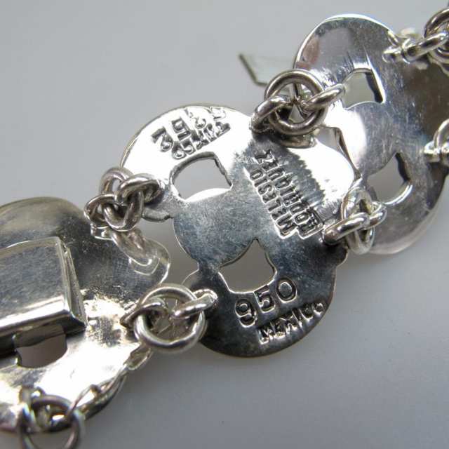 Melesio Rodriguez Mexican 950 Grade Silver Bracelet
