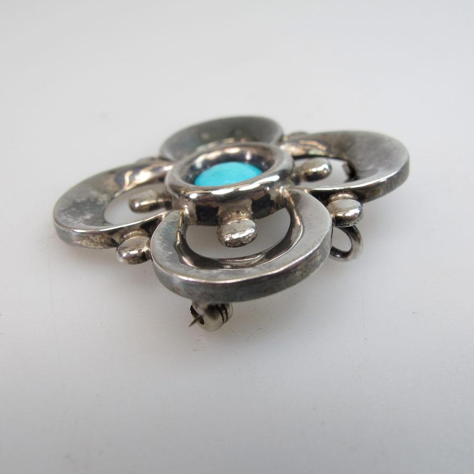 Mexican Sterling Silver Brooch/Pendant