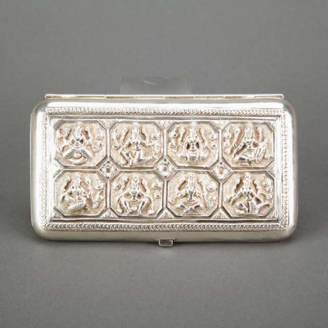 Indian Silver Cheroot Case, c.1900