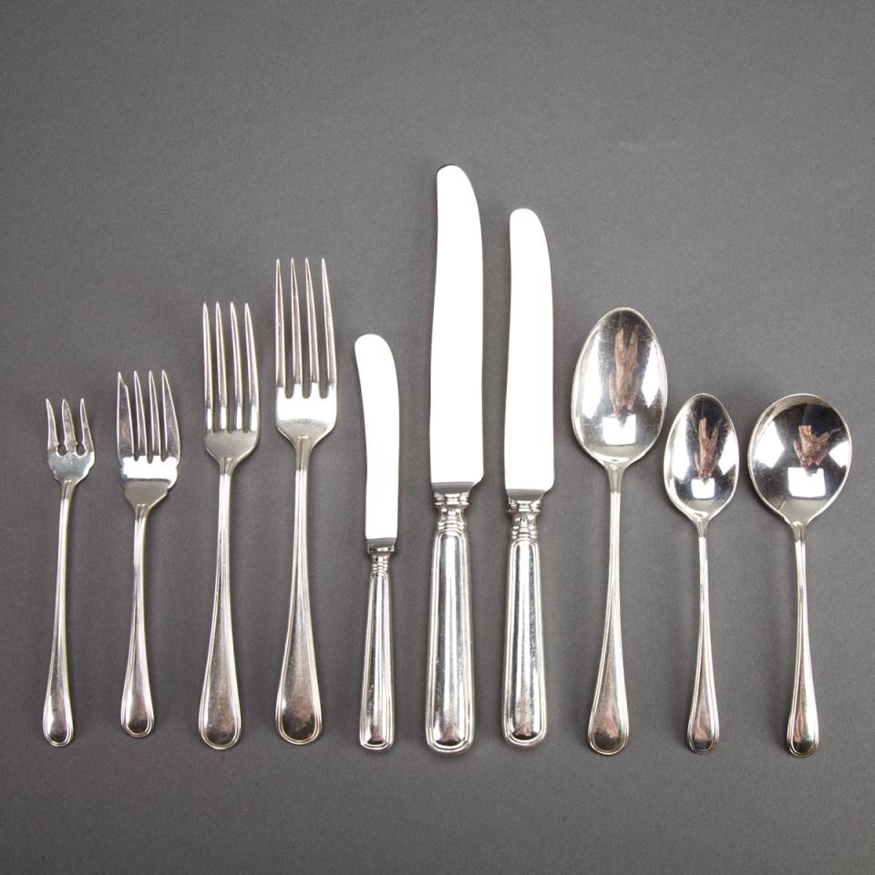 Canadian Silver ‘Saxon’ Pattern Flatware, Henry Birks & Sons, Montreal, Que., 20th century