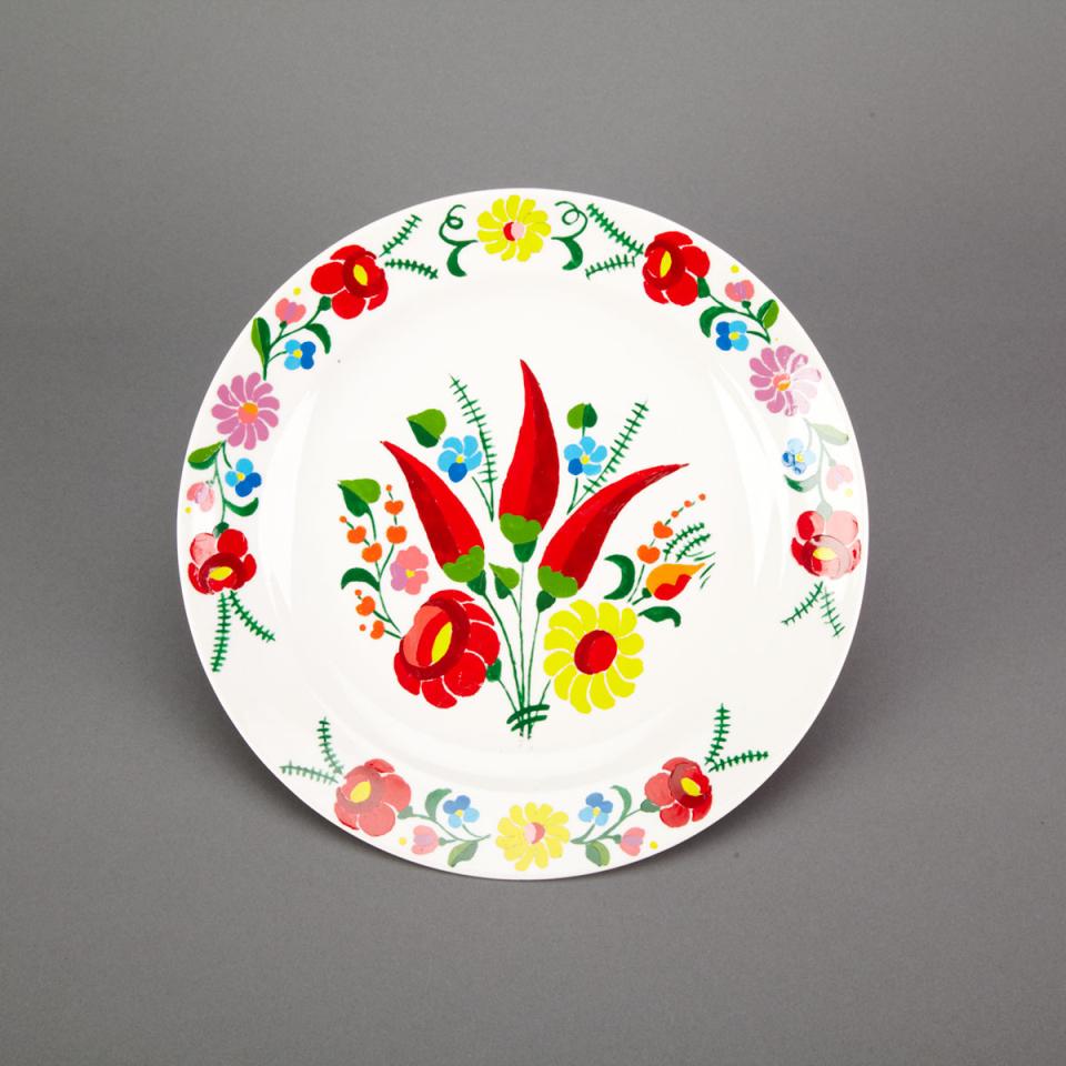 Russian Porcelain Plate, early 20th century