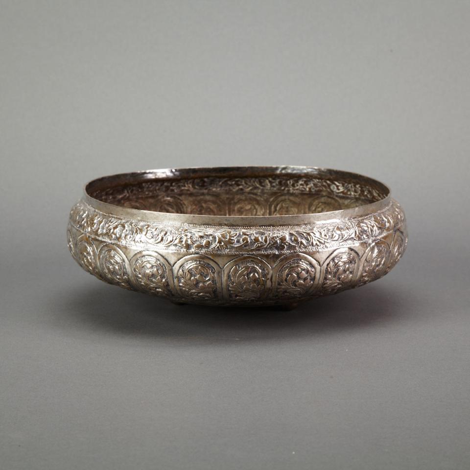 Indian Silver Bowl, c.1900