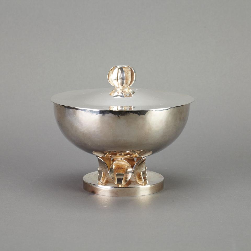 Canadian Silver Covered Bowl, Douglas Boyd, Richmond Hill, Ont., 1971