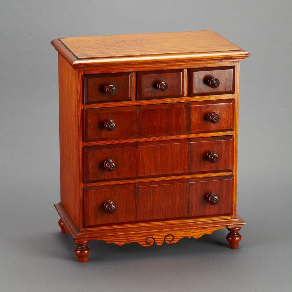 Miniature Victorian Chest of Drawers, mid 19th century