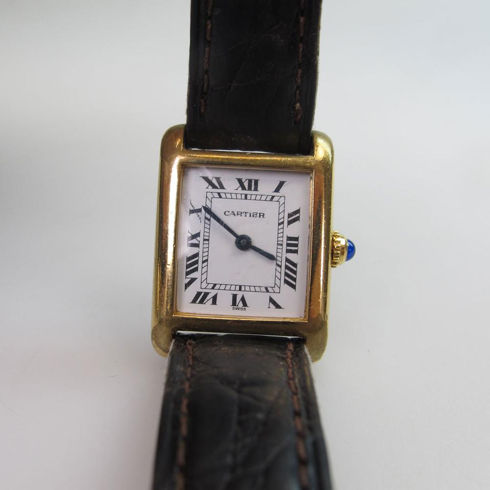 Lady’s Cartier Tank Wristwatch