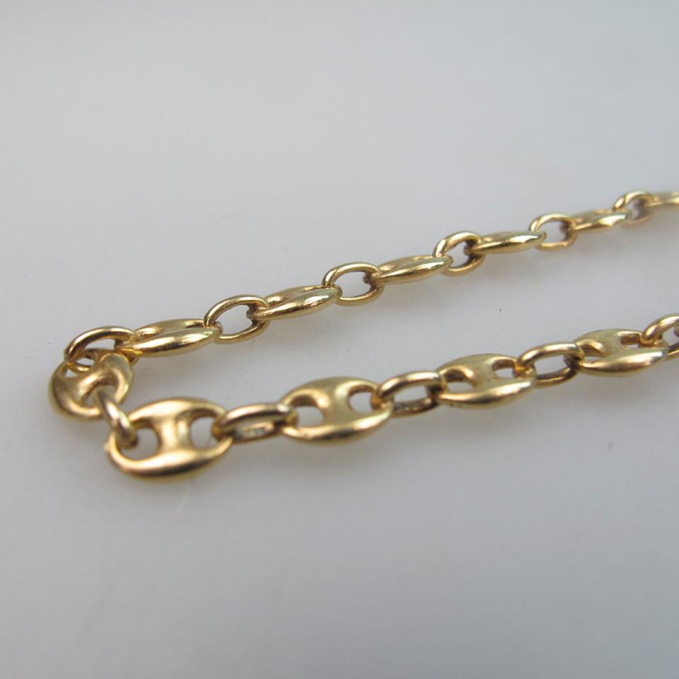 14k Yellow Gold Naval Link Chain