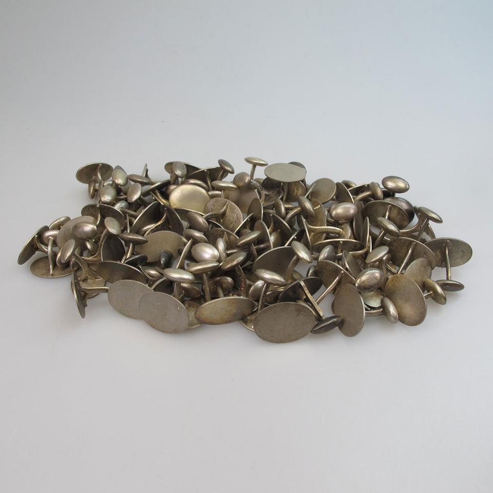 Quantity Of Sterling Silver Cufflinks 