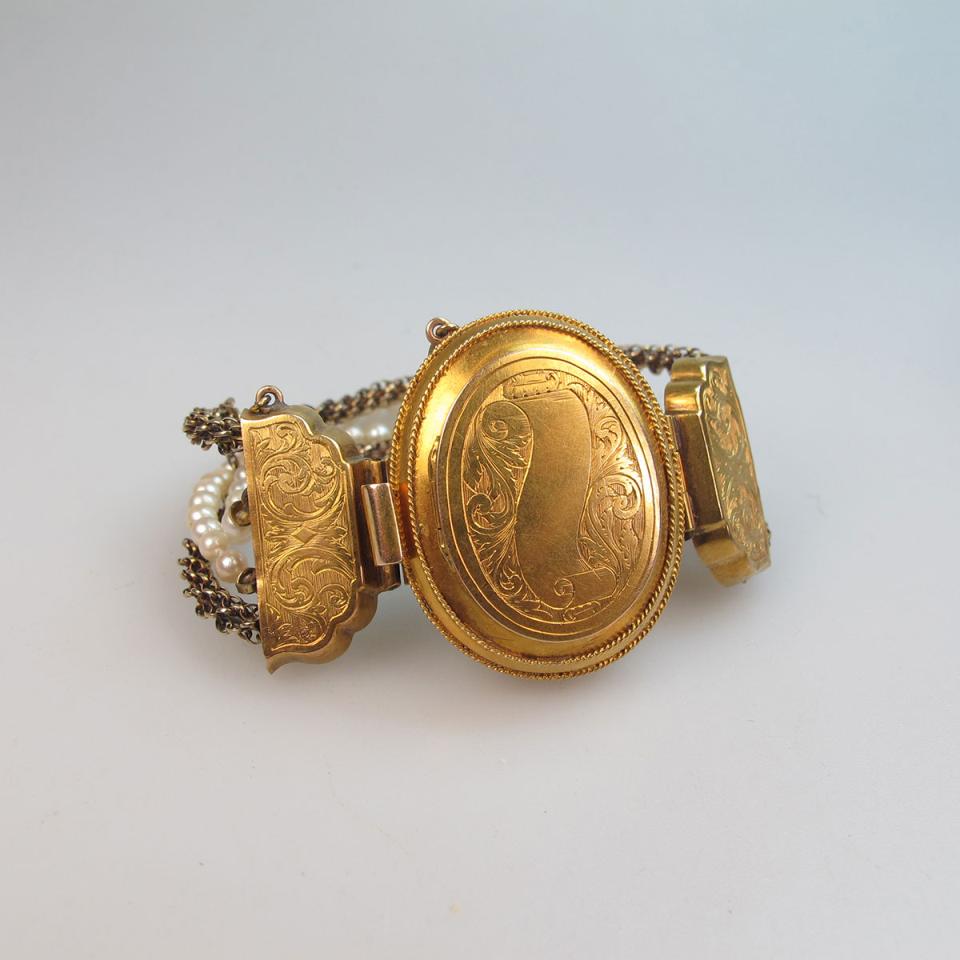 18k Yellow Gold Bracelet Clasp