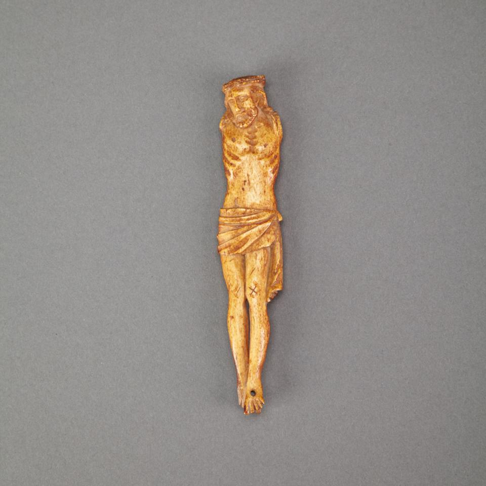 Goa Carved Bone Body of Christ, India, 19th/20th century