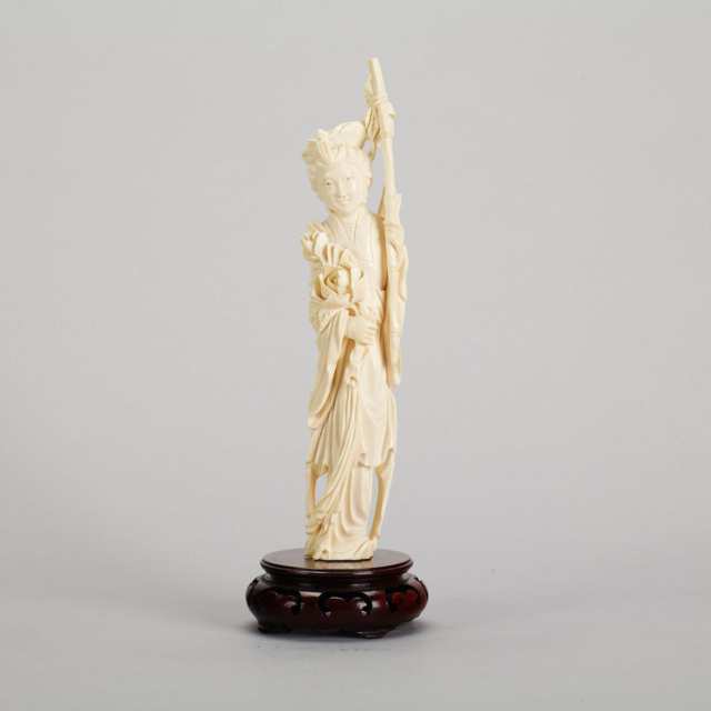 Three Ivory Carved Figures
