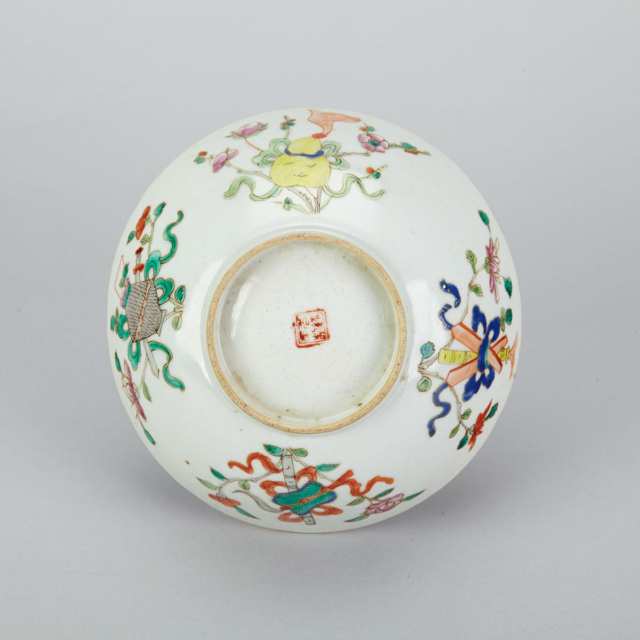 Group of Four Porcelain Wares, Late Qing Dynasty to Republican Period