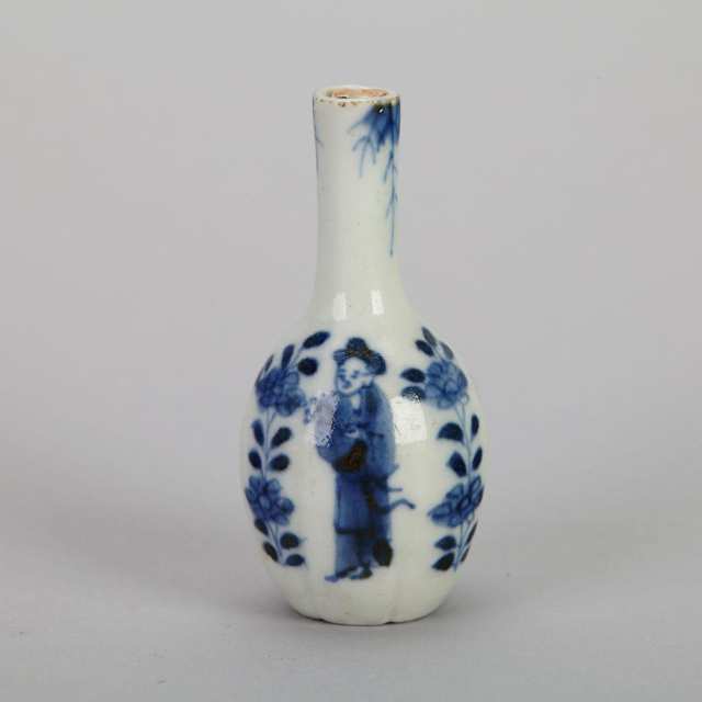 Seven Blue and White Snuff Bottles