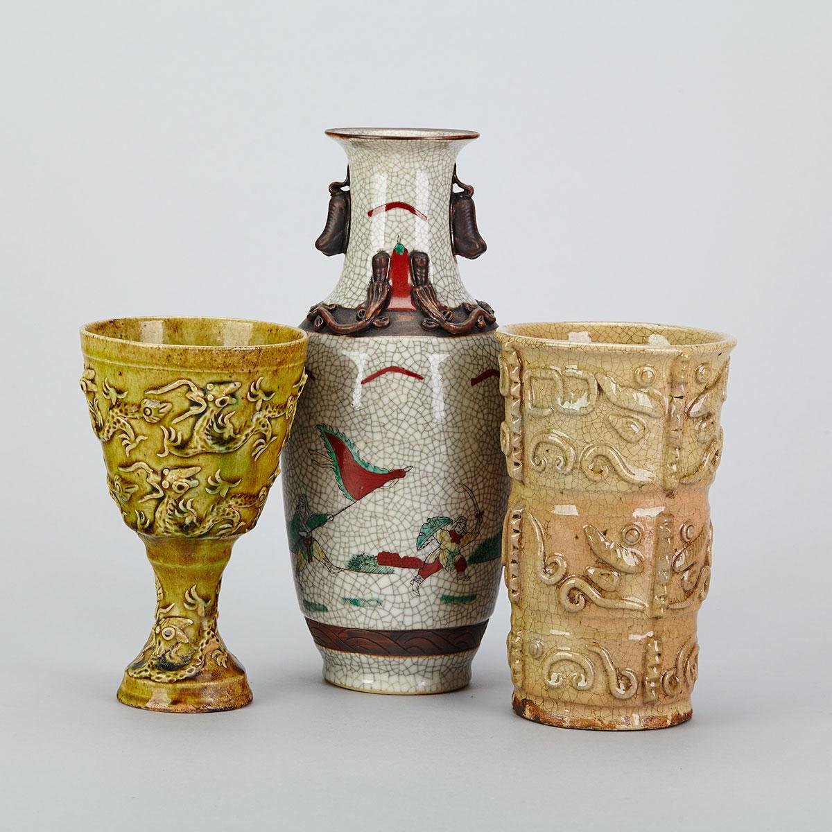 Three Ceramic Wares