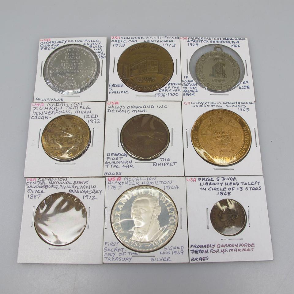 Quantity Of American Medallions And Tokens 
