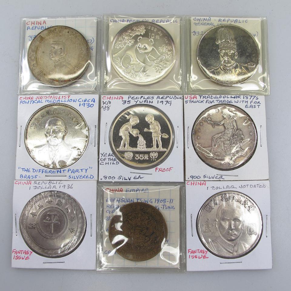 Quantity Of Chinese Republic Coins, Medallions And Tokens