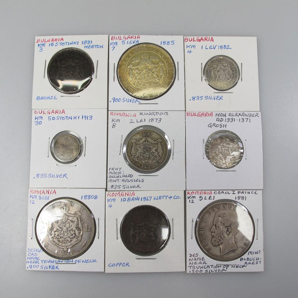 Quantity Of Coins And Medallions From Bulgaria, Romania And Moldavia