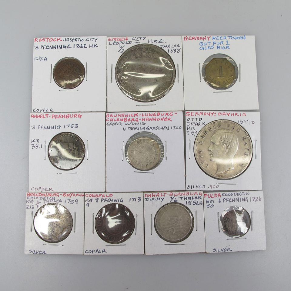 Quantity Of German States Coins And Tokens