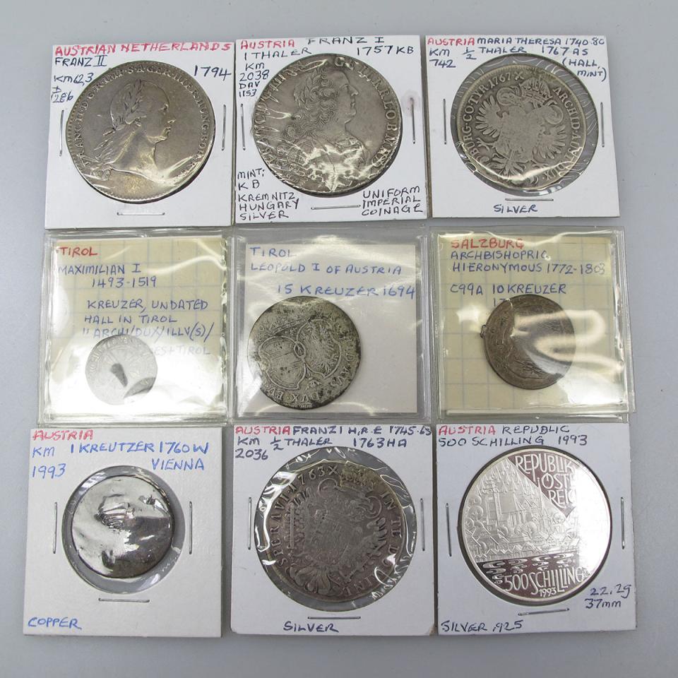 Quantity Of Austrian Coins 