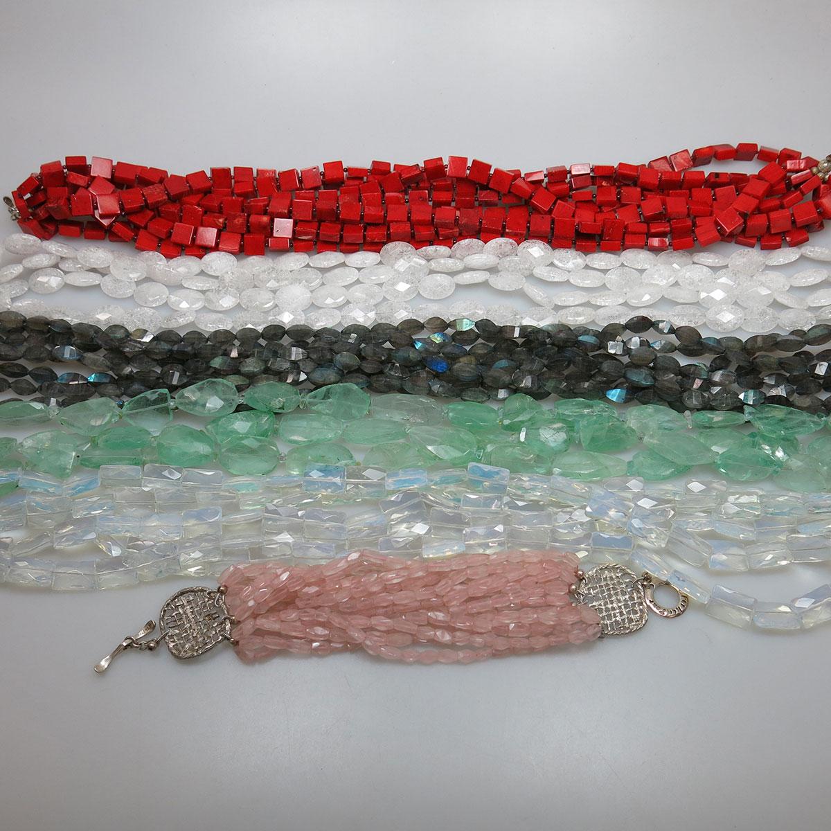 6 Various Jaleh Farhad Pour Necklaces And Bracelets