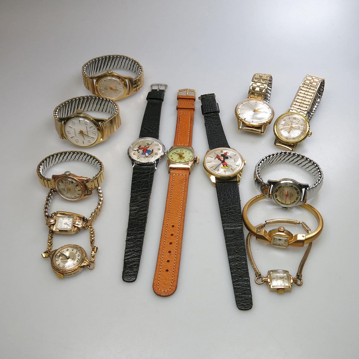 13 Various Wristwatches