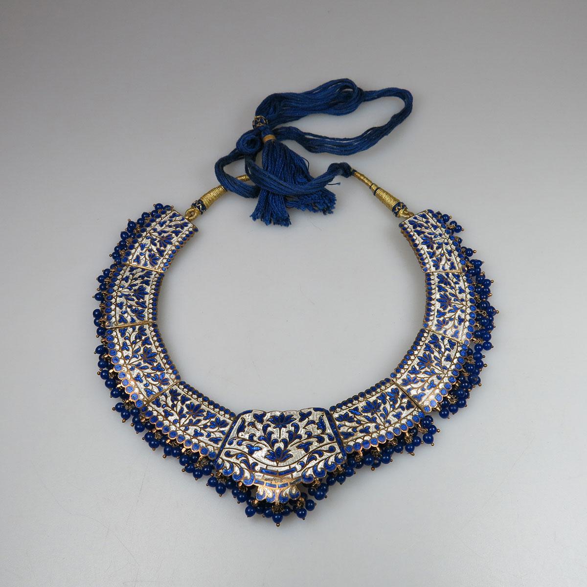 Eastern Silver Gilt Necklace